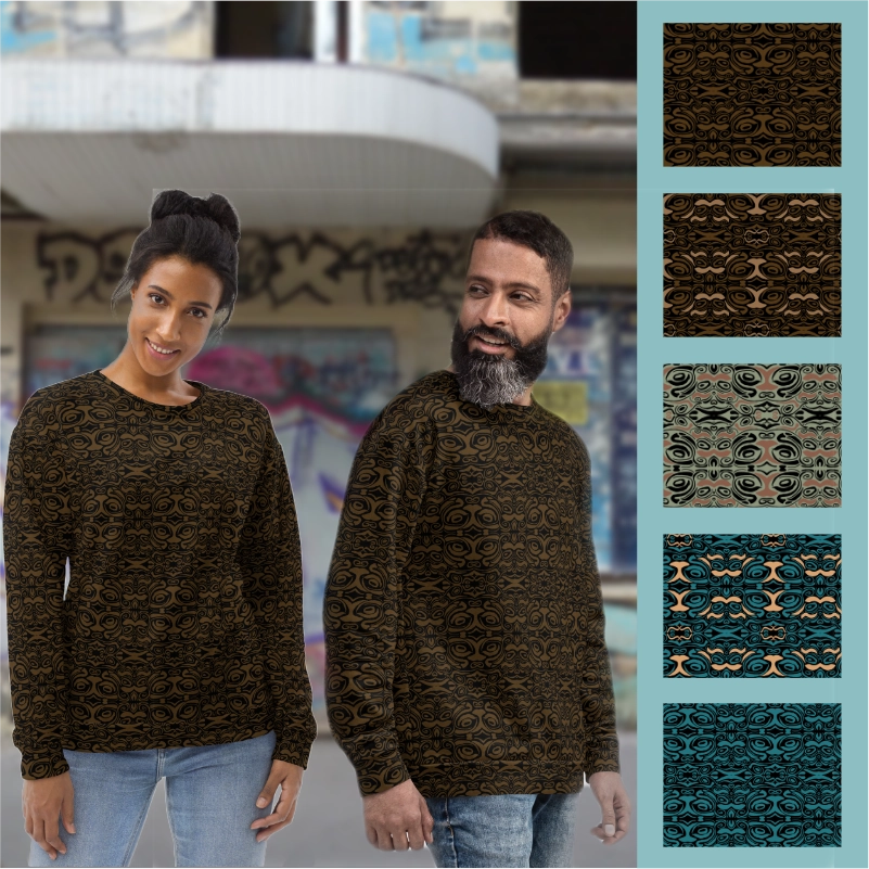 Sweat-Shirt Unisexe | Motif Eye of the Tiger – 5 coloris