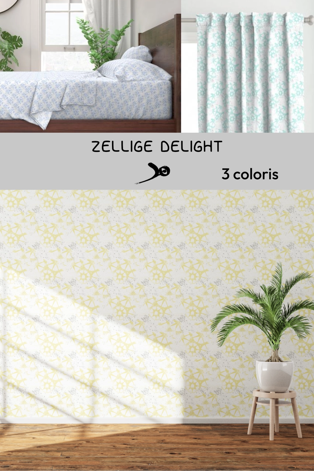 Tissu et déco – Motif Zelige delight