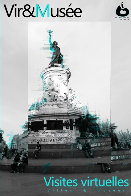 Affiche ou visuel pour évènement. Effet glitch