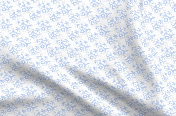Tissu motif Zellige delight blue