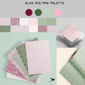 Bundle Motifs Sans Couture à imprimer— Romantic Pink