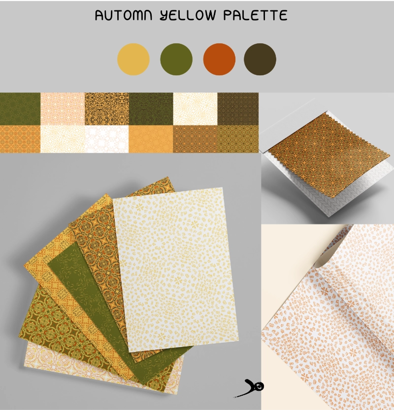 Bundle Motifs Sans Couture à imprimer— sunny automn